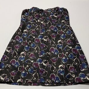 American Eagle Outfitters Black Strapless Dress